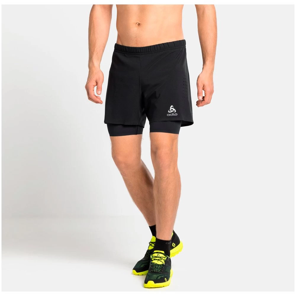 Pantalón Corto De Trail Odlo Zeroweight 5 Inch 2in1 Shorts Black 8 Pantalón Corto De Trail Odlo Zeroweight 5 Inch 2in1 Shorts Black - Imagen 6