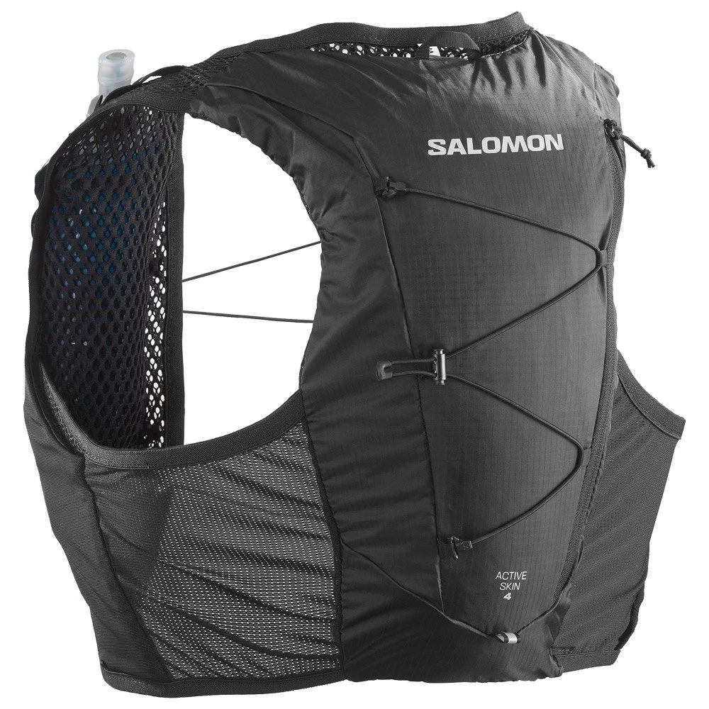 Chaleco Trail Salomon Active Skin 4 With Flask Black Black 4 Chaleco Trail Salomon Active Skin 4 With Flask Black Black - Imagen 2
