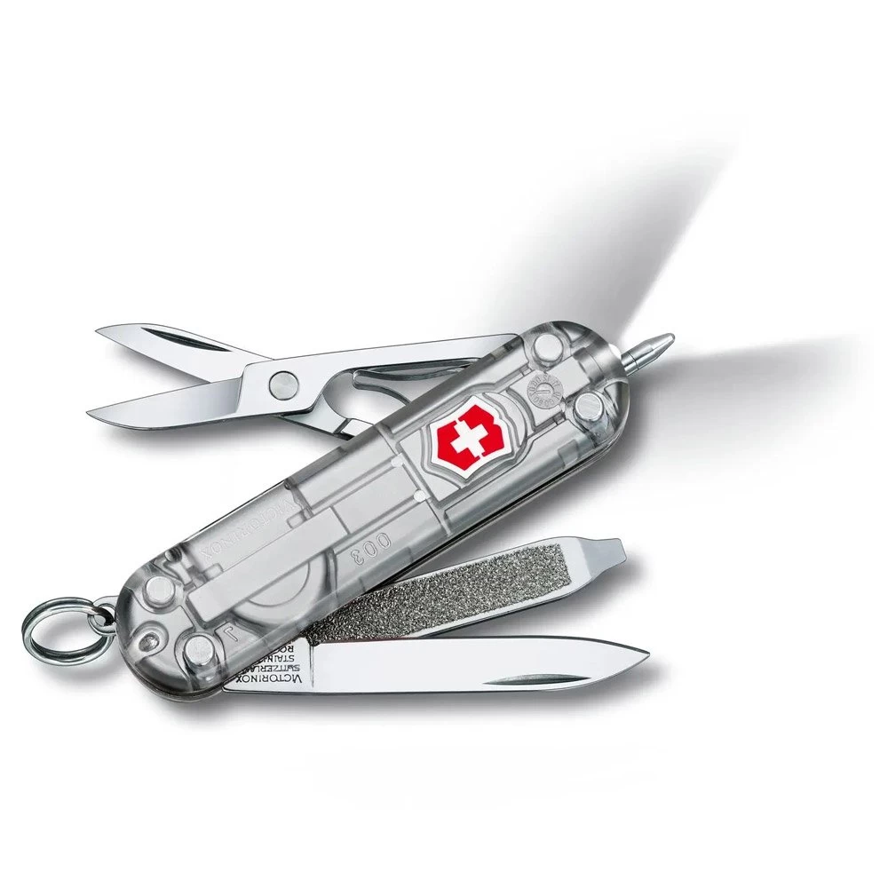 Cuchillos/navajas Victorinox Signature Lite Silvertech Grey Argent Translucide 3 Cuchillos/navajas Victorinox Signature Lite Silvertech Grey Argent Translucide