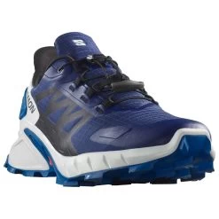 Botas De Trail Salomon Supercross 4 Blue Print Black Lapis Blue