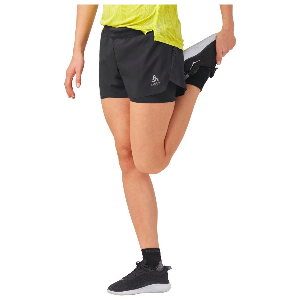 Pantalón Corto De Trail Odlo Zeroweight 3 Inch 2-In-1 Short Wmn Black 5 Pantalón Corto De Trail Odlo Zeroweight 3 Inch 2-In-1 Short Wmn Black - Imagen 3