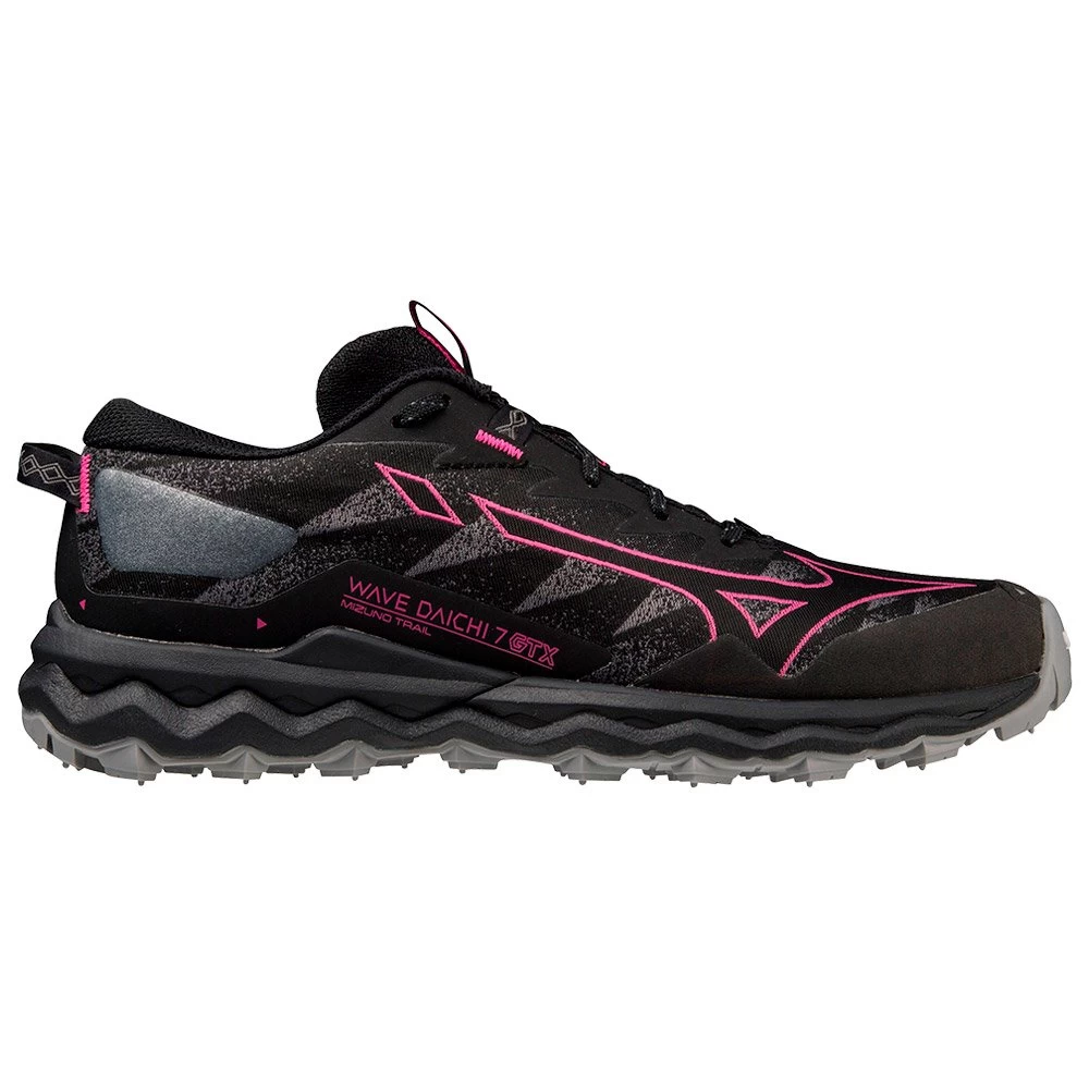 Botas De Trail Mizuno Wave Daichi 7 GTX Wos Black Fuchsia 3 Botas De Trail Mizuno Wave Daichi 7 GTX Wos Black Fuchsia