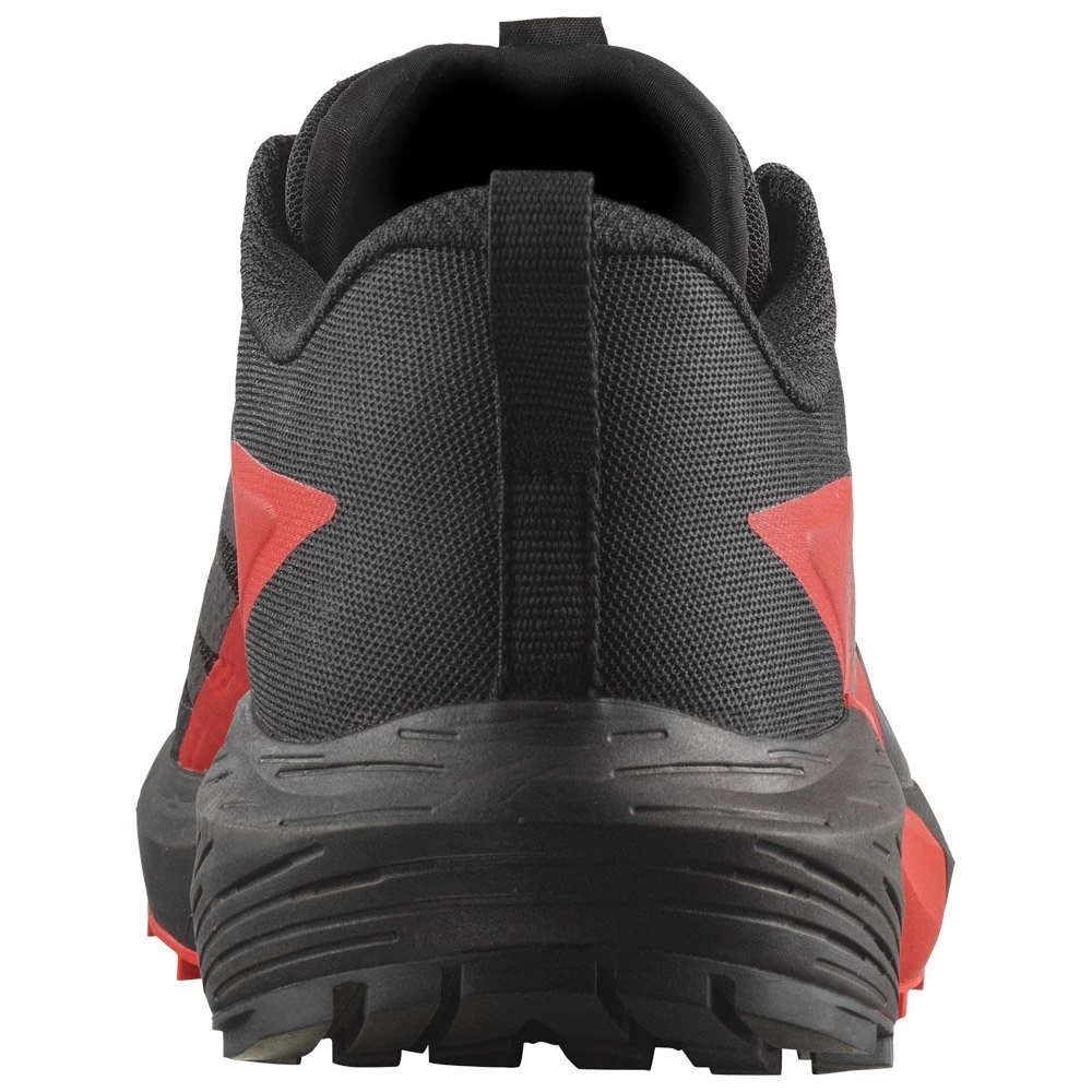 Botas De Trail Salomon Sense Ride 5 Black Fiery Red Black 5 Botas De Trail Salomon Sense Ride 5 Black Fiery Red Black - Imagen 3