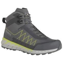 Botas De Senderismo Dolomite Croda Nera Hi Gtx Gunmetal Grey Lime Green
