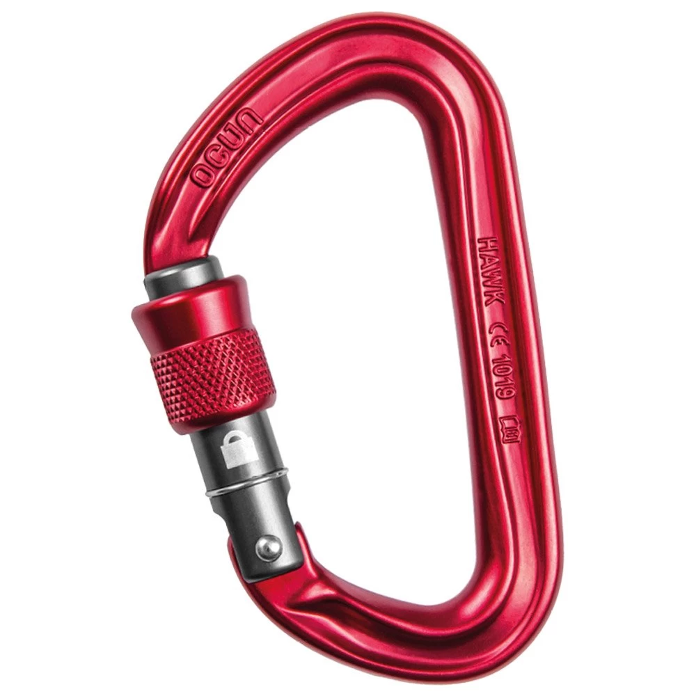 Mosquetones Ocun Hawk Screw 3-Pack Red Blue Green 4 Mosquetones Ocun Hawk Screw 3-Pack Red Blue Green - Imagen 2