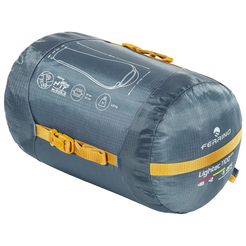 Saco De Dormir Ferrino Lightec Sm 1100 Blue 4 Saco De Dormir Ferrino Lightec Sm 1100 Blue - Imagen 2
