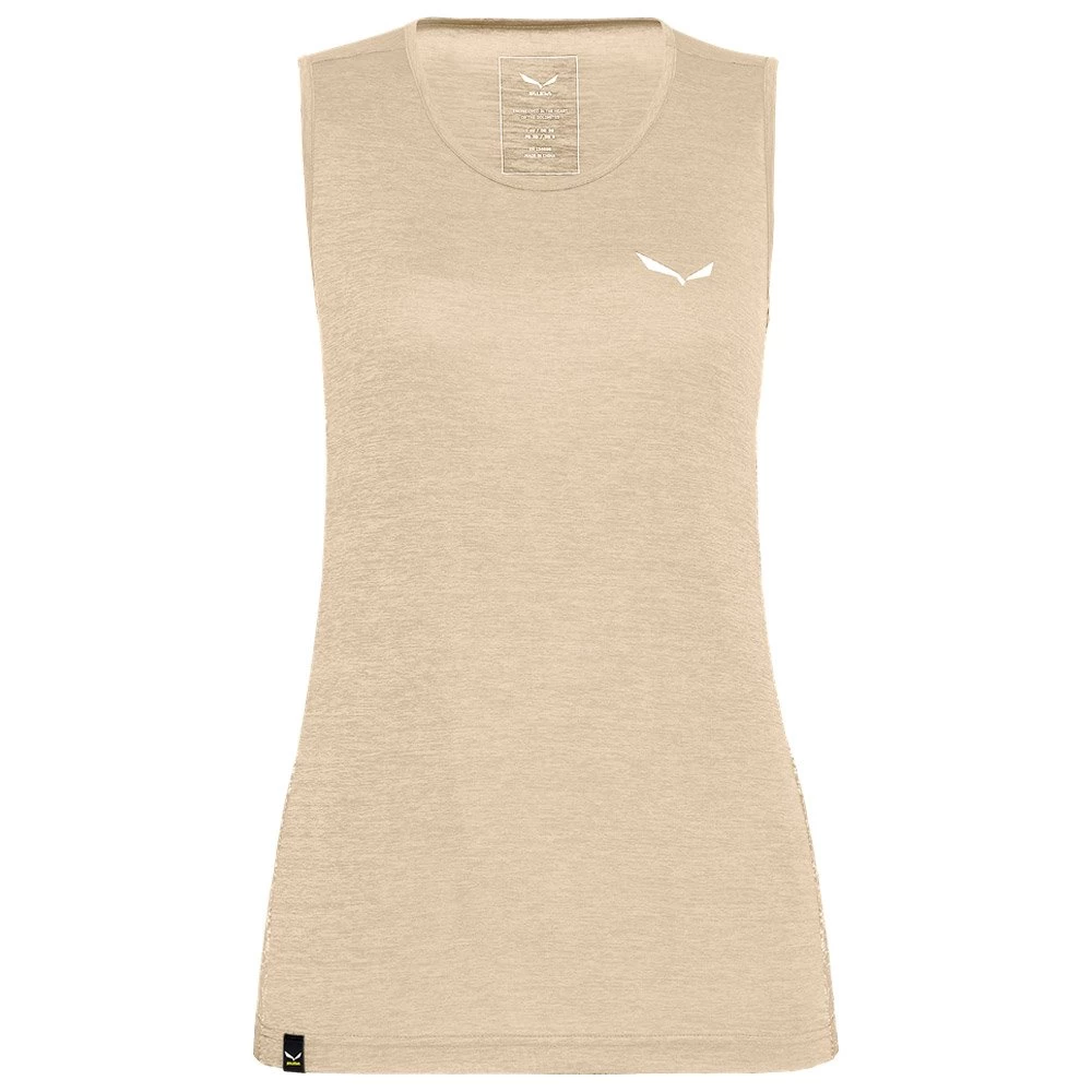 Camiseta De Trekking Salewa Puez Graphic Dry W Tank Oatmeal Melange 3 Camiseta De Trekking Salewa Puez Graphic Dry W Tank Oatmeal Melange