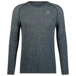 Camiseta De Trail Odlo Essential Seamless T-Shirt Crew Neck LS Grey Melange