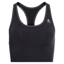 Sujetador Deportivo Odlo Seamless Medium Ceramicool Sports Bra Black Melange
