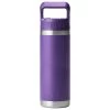 Cantimplora Yeti Rambler 18 Oz (532 Ml) Straw Bottle Peak Purple