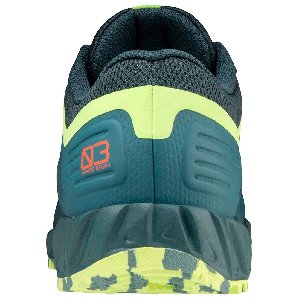 Botas De Trail Mizuno Wave Ibuki 3 Orion Blue Misty Blue Neo Lime 4 Botas De Trail Mizuno Wave Ibuki 3 Orion Blue Misty Blue Neo Lime - Imagen 2
