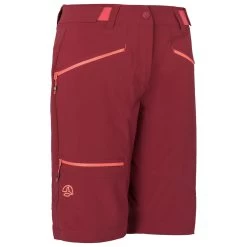 Pantalón Corto De Trekking Ternua Rotar BMD W Rumba Red