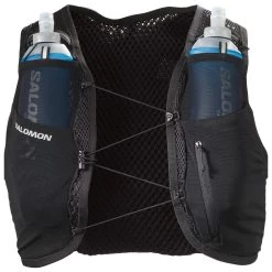 Chaleco Trail Salomon Active Skin 4 With Flask Black Black