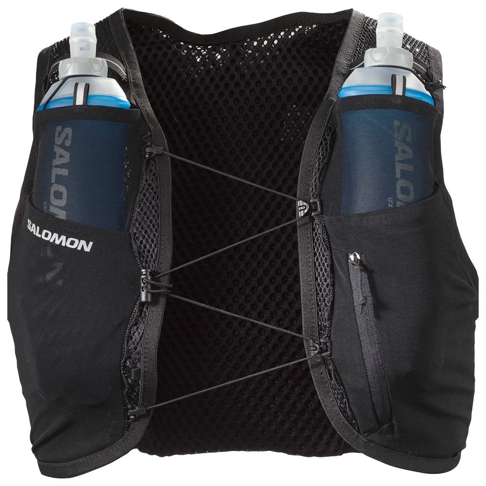 Chaleco Trail Salomon Active Skin 4 With Flask Black Black 3 Chaleco Trail Salomon Active Skin 4 With Flask Black Black