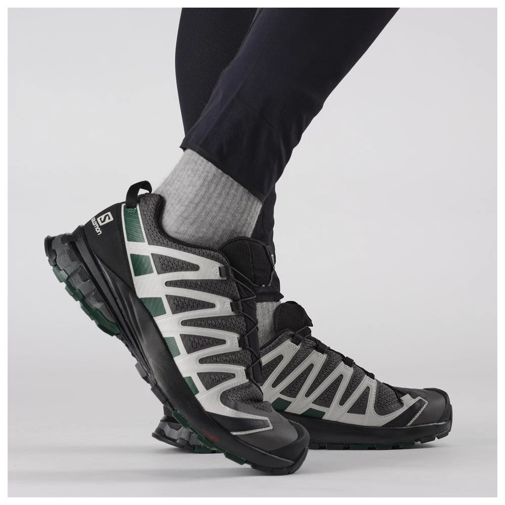 Botas De Trail Salomon Xa Pro 3D V8 Magnet Lunar Rock Scarab 10 Botas De Trail Salomon Xa Pro 3D V8 Magnet Lunar Rock Scarab - Imagen 8