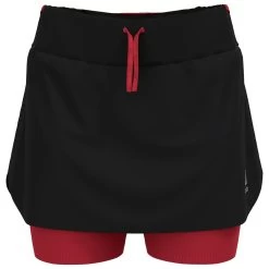 Pantalón Corto De Trail Odlo X-Alp Skirt Black, American Beauty