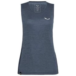 Camiseta De Trekking Salewa Puez Graphic Dry W Tank Black Out Melange