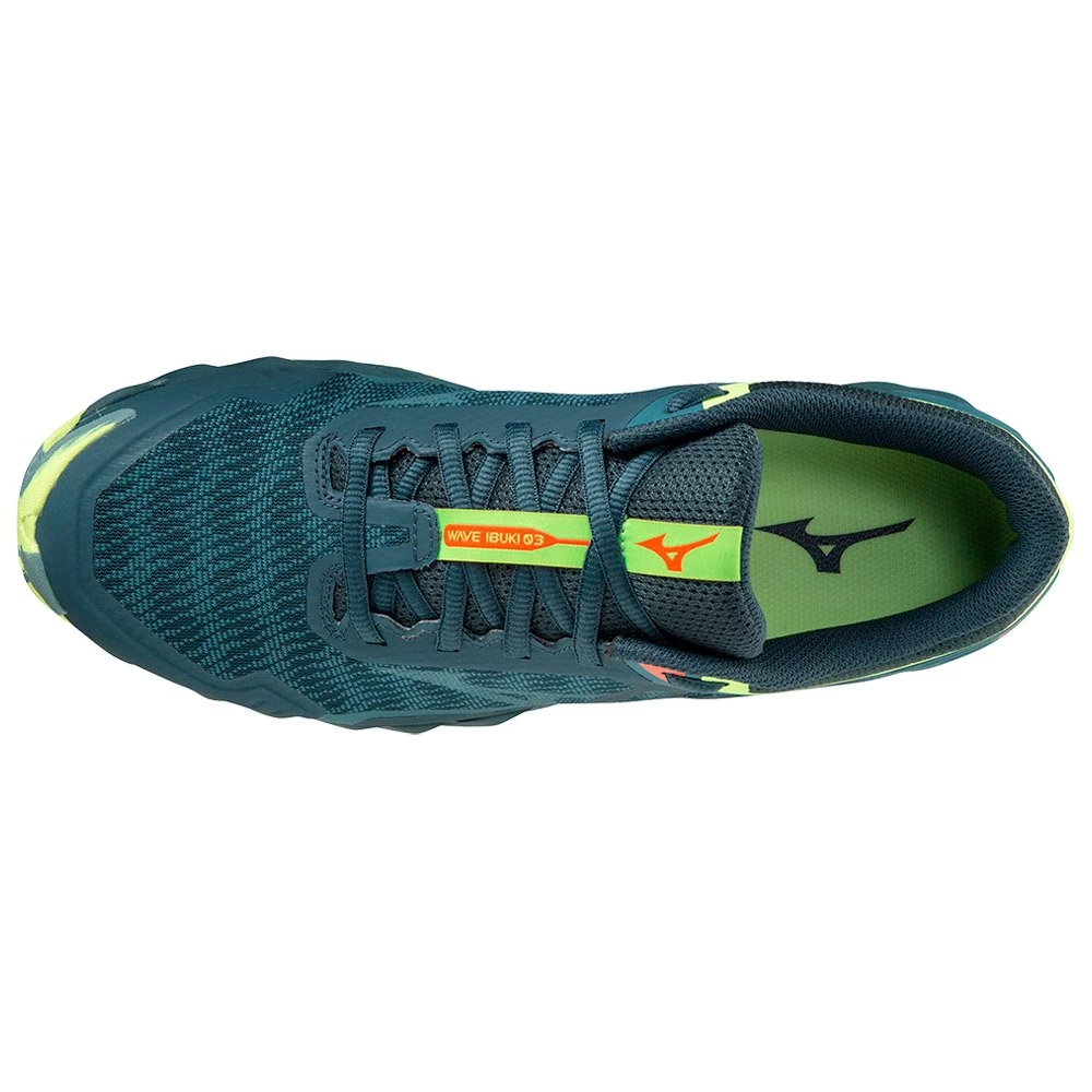 Botas De Trail Mizuno Wave Ibuki 3 Orion Blue Misty Blue Neo Lime 5 Botas De Trail Mizuno Wave Ibuki 3 Orion Blue Misty Blue Neo Lime - Imagen 3