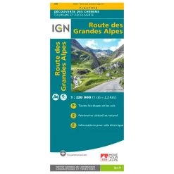 Mapa IGN Route Des Grandes Alpes