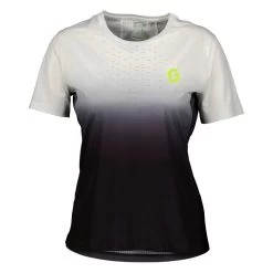 Camiseta De Trail Scott RC Run S/S Women's White/Yellow