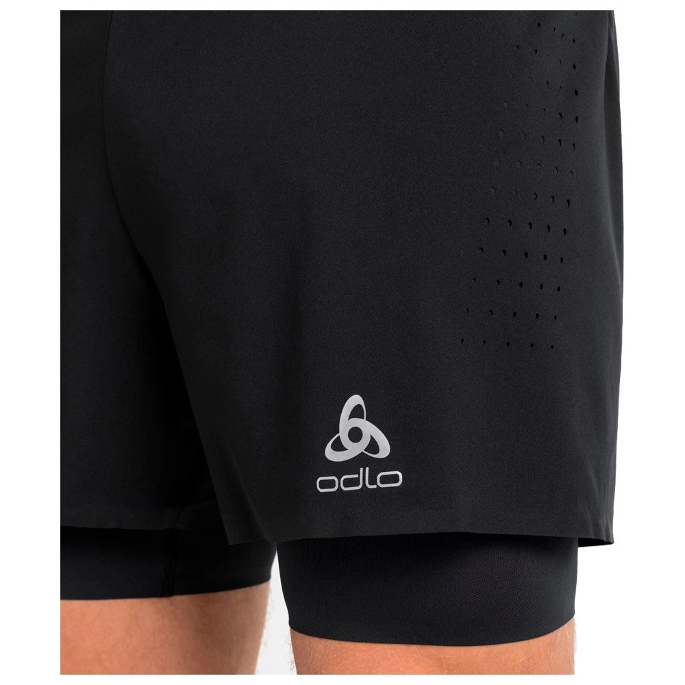Pantalón Corto De Trail Odlo Zeroweight 5 Inch 2in1 Shorts Black 5 Pantalón Corto De Trail Odlo Zeroweight 5 Inch 2in1 Shorts Black - Imagen 3
