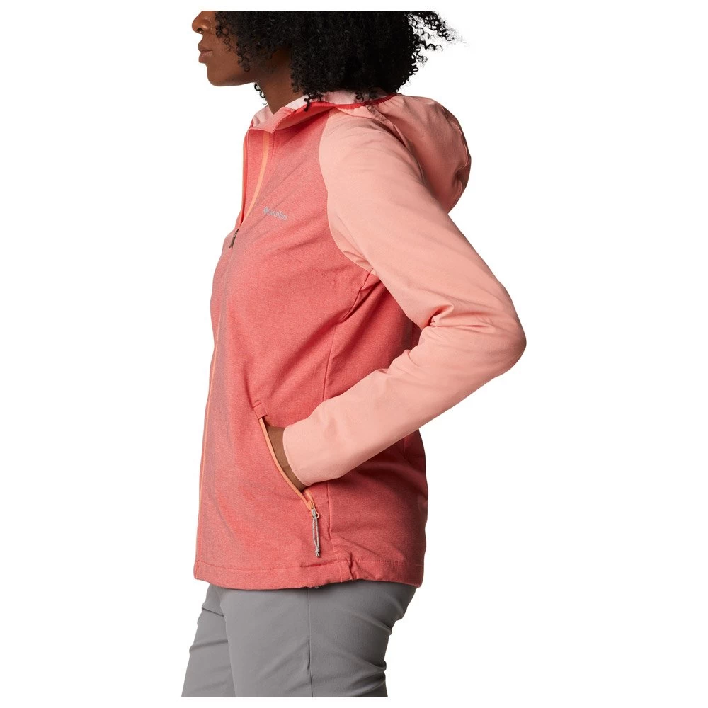 Chaqueta De Trekking Columbia W's Heather Canyon Softshell Jacket Red Hibiscus 4 Chaqueta De Trekking Columbia W's Heather Canyon Softshell Jacket Red Hibiscus - Imagen 2