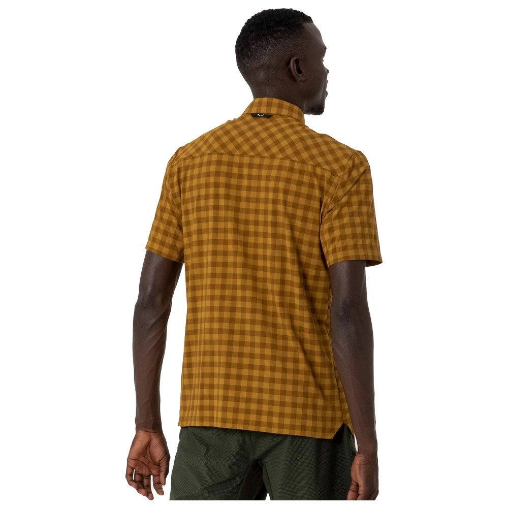 Camisa De Trekking Salewa Puez Dry M S/S Shirt Golden Brown 6 Camisa De Trekking Salewa Puez Dry M S/S Shirt Golden Brown - Imagen 4