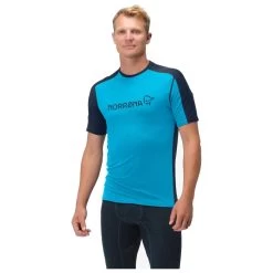 Camiseta De Trekking Norrona Falketind Equaliser Merino M's Hawaiian Surf/Indigo Night -Tienda De Montanismo dba974a72d6285cf5ce9f1a423a8e22a2355bbec E22NORRTEH1207871 4