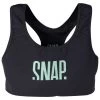 Sujetador Deportivo Snap Women's Classic Bra Black Light Green