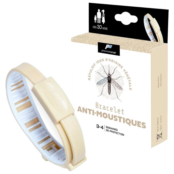 Repelente Insectos Pharmavoyage Bracelet Anti-Moustique Beige 5 Repelente Insectos Pharmavoyage Bracelet Anti-Moustique Beige - Imagen 3