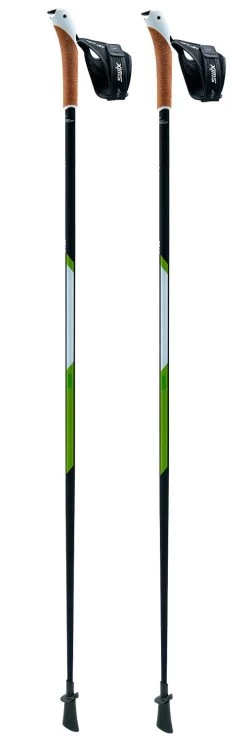 Bastones Swix Ct4 Twist&Go Just Click Liège Naturel Black Green