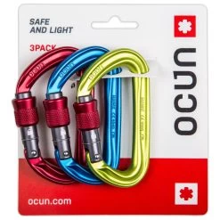 Mosquetones Ocun Hawk Screw 3-Pack Red Blue Green 12 Mosquetones Ocun Hawk Screw 3-Pack Red Blue Green -Tienda De Montanismo ea2a415ea7406f7427cd9752668feea93948bf16 E23OCUNACC373489 OCUN0713923 901