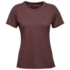 Camiseta De Trekking Black Diamond W Lightwire Tech Tee Cherrywood
